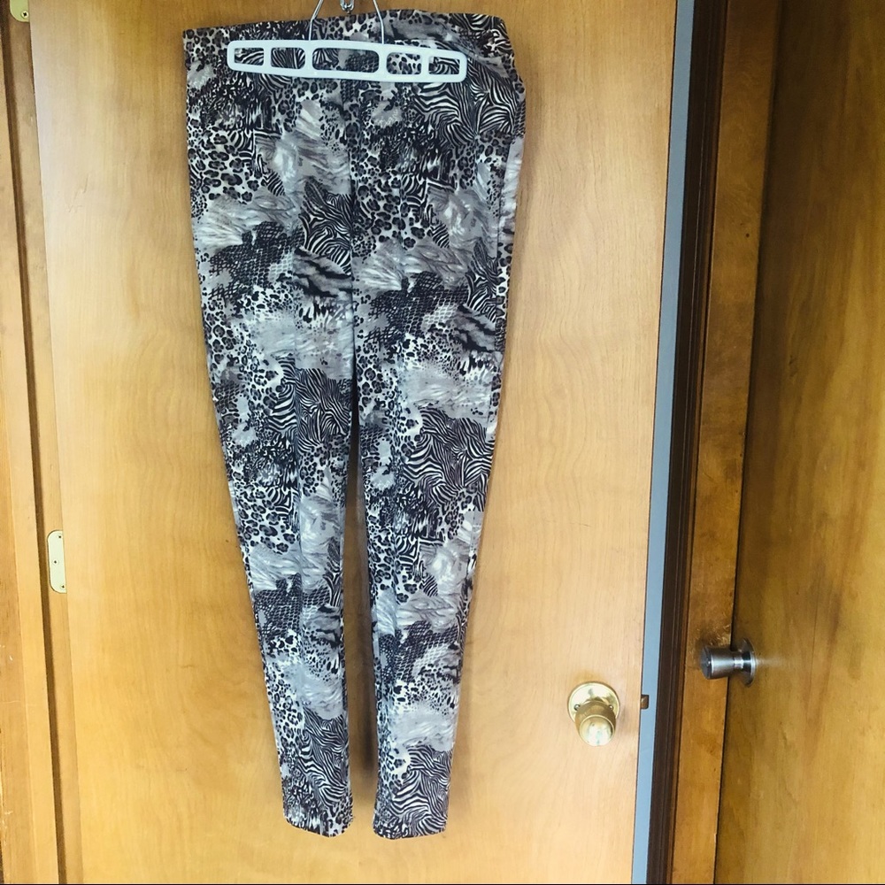 Multi animal print leggings